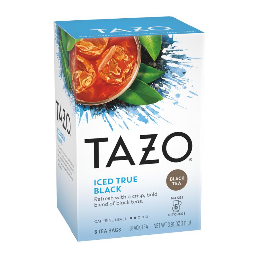 タゾ アイストゥルーブラック ブラックティー6ティーバッグ 高知インター店 売れ筋介護用品も！ Tazo Iced Bags Tea 6 Black True