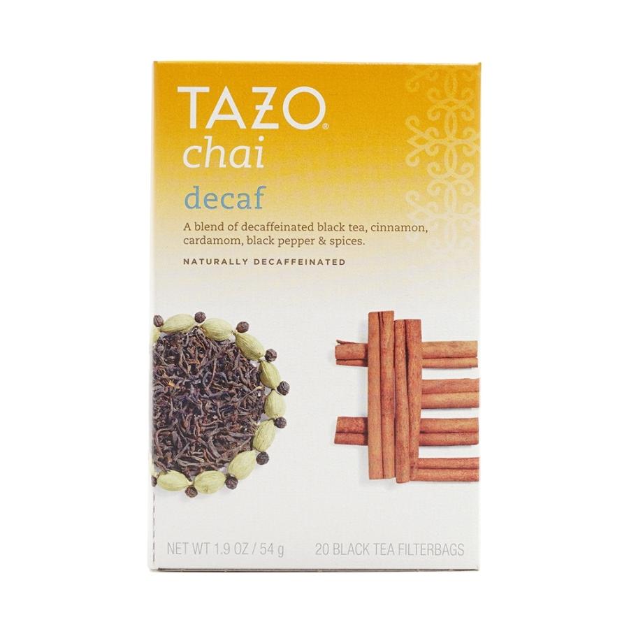 タゾ デカフェ チャイ 20フィルターバッグ Tazo Decaf Chia Naturally Decaffeinated 20 Filter Bags