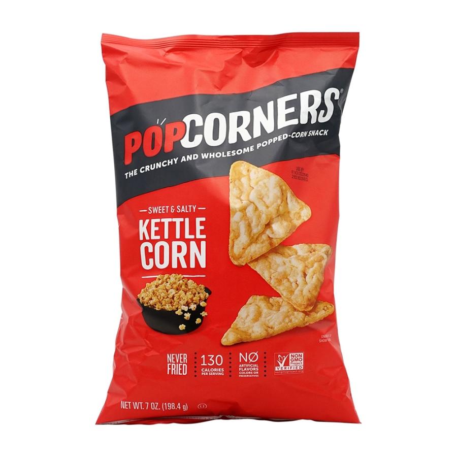 PopCornersポップド コーン チップス、スイート & ソルティ ケトル コーン 7 オンスPopped Corn Chips