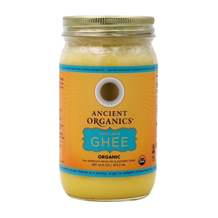 エンシェントオーガニックス オーガニック ギーバター 473.2 ml Ancient Organics Organic Cultured