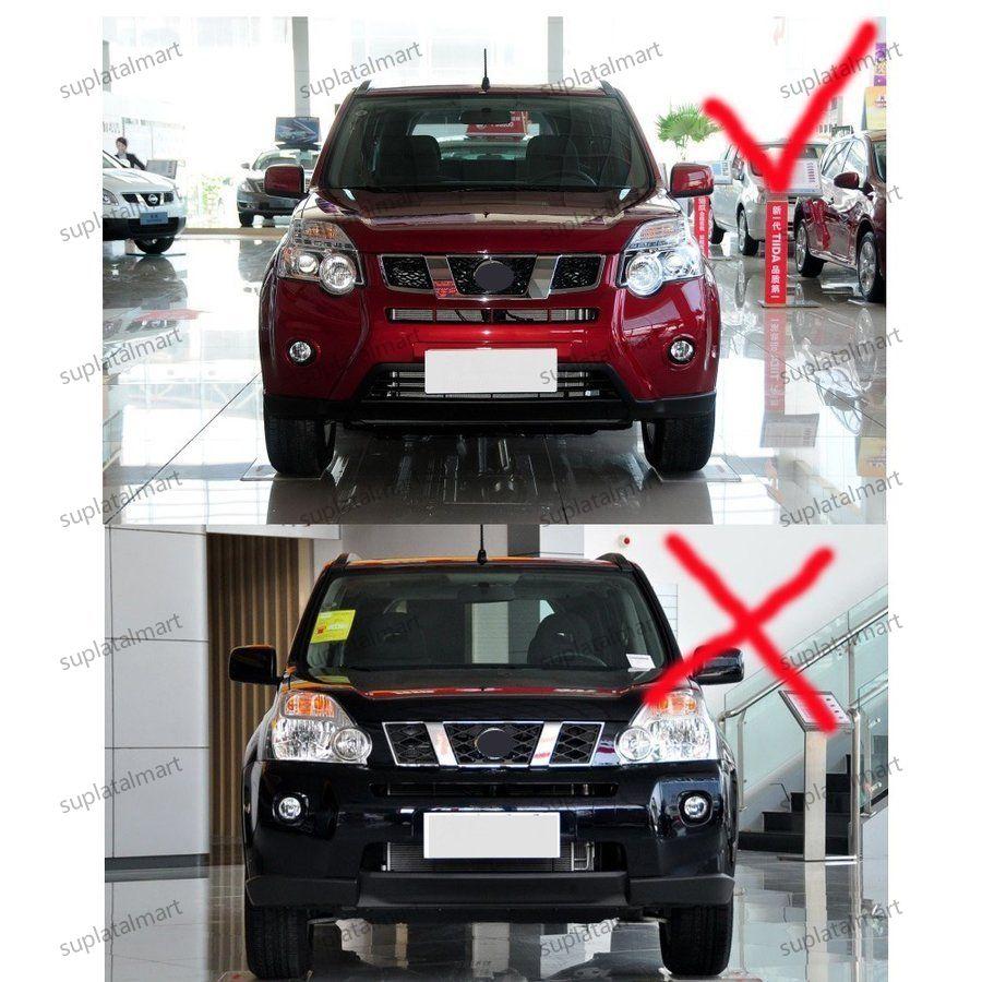 高品質Nissan 日産 エクストレイル 2012-2013 マットブラック メッシュ グリル｜suplatalmart｜06