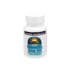 ホスファチジル セリン 100mg 30粒  Source Naturals ソース ナチュラルズ　 | 