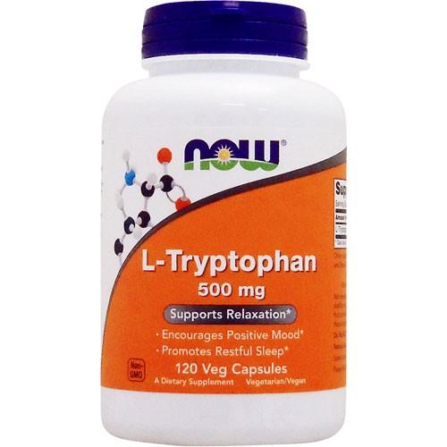 Ｌトリプトファン 500mg お得サイズ 120粒入/セロトニン/快眠/睡眠/リラックス | NOW Foods