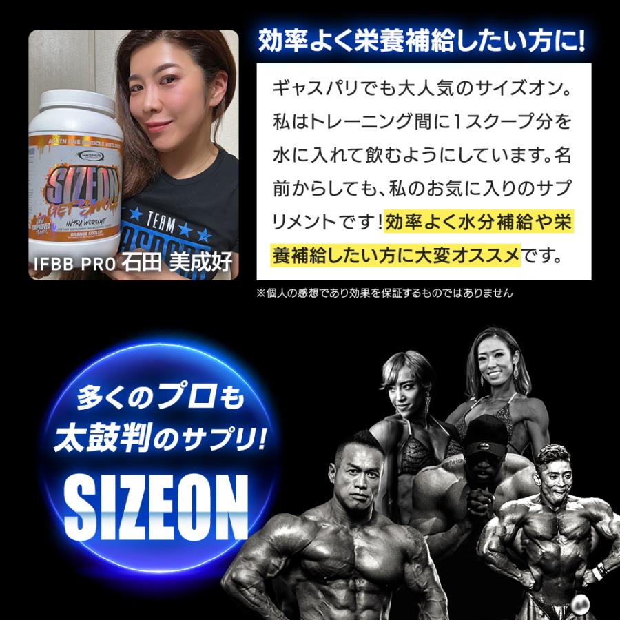 サイズオン マキシマムパフォーマンス Hide's マンゴースプラッシュ 1632g  | 山岸秀匡プロシグネイチャーモデル 日本限定 Gaspari Nutrition | GASPARI NUTRITION | 11