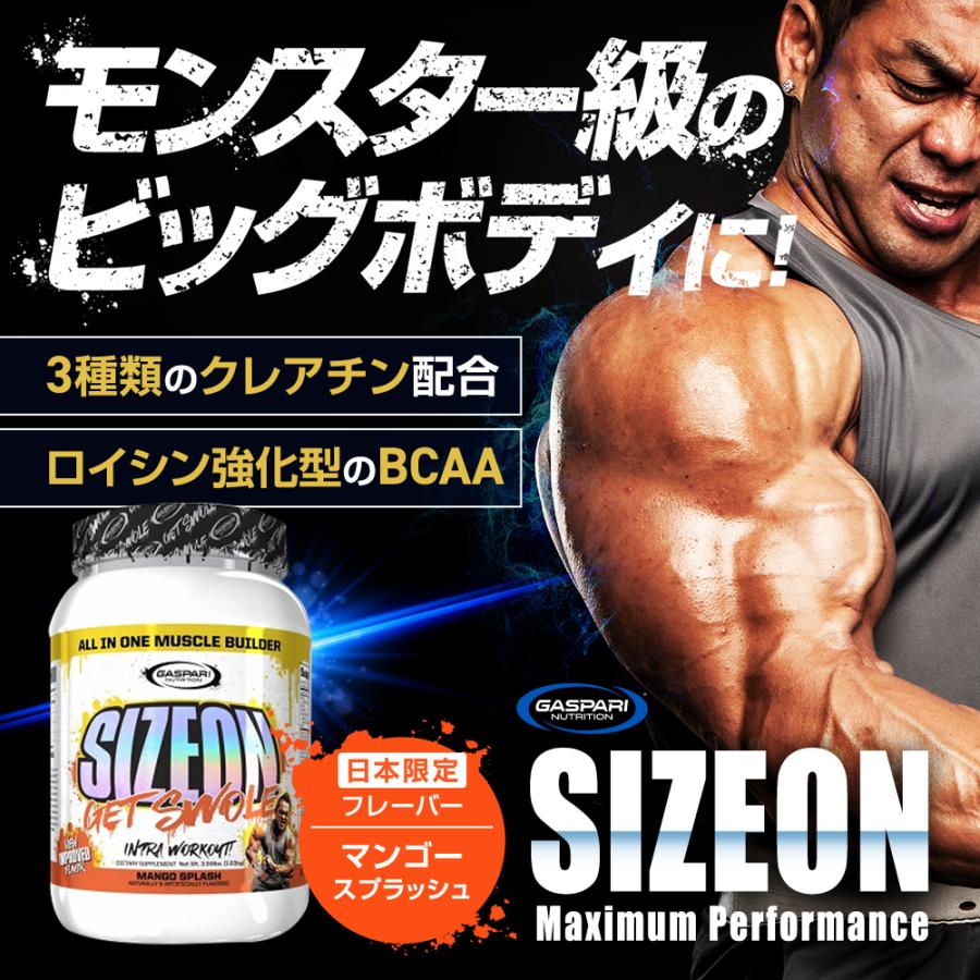 サイズオン マキシマムパフォーマンス Hide's マンゴースプラッシュ 1632g  | 山岸秀匡プロシグネイチャーモデル 日本限定 Gaspari Nutrition | GASPARI NUTRITION | 01