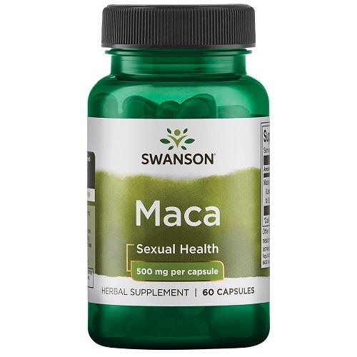 マカ 500mg (4倍濃縮 / 2000mg相当） 60粒 Swanson マカサプリ 自信