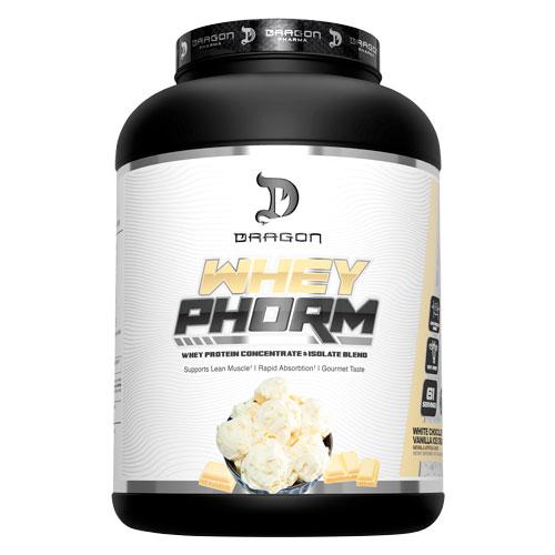 ホエイフォーム プロテインブレンド（WPI、WPC） ※ホワイトチョコレートバニラアイスクリーム 2257g| ドラゴンファーマ Dragon Pharma WHEY PHORM WPI | 