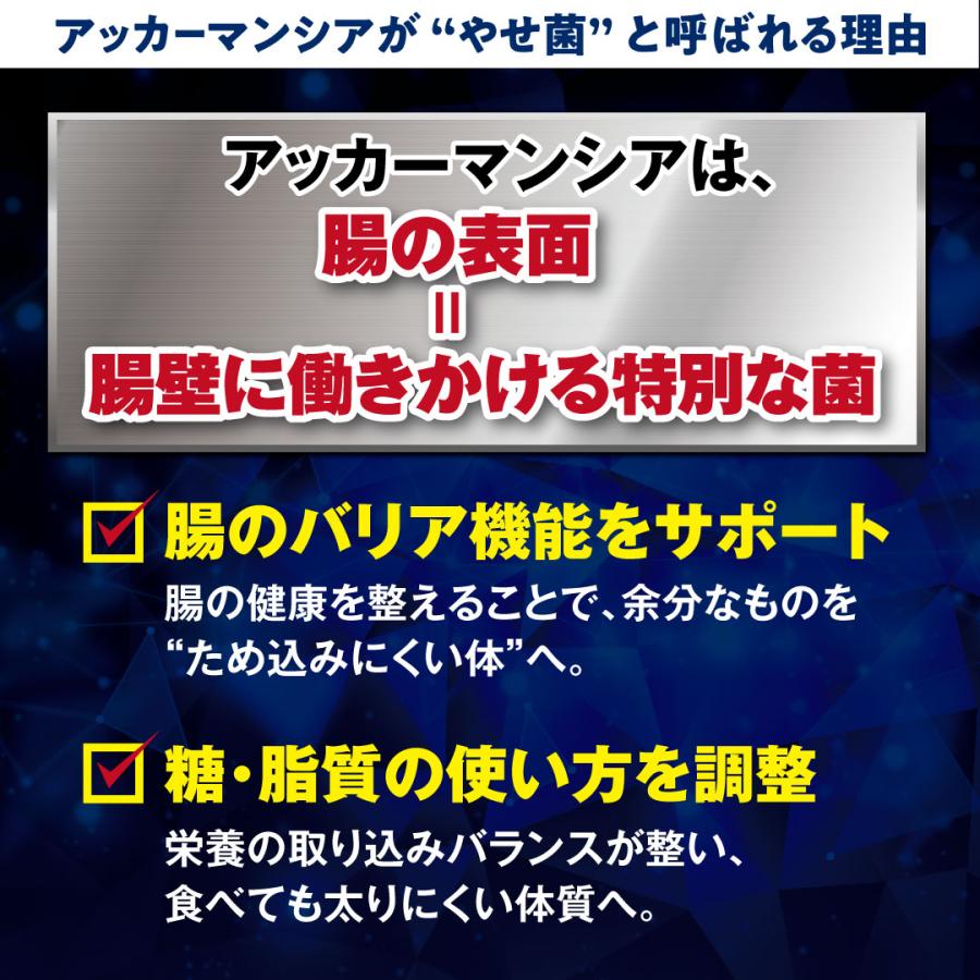 腸内環境 サプリ アッカーマンシア 痩せ菌 若見え菌 （菌数：１億個）腸活 ダイエットサポート 90粒  CodeAge プロバイオティクス 善玉菌 |  | 02