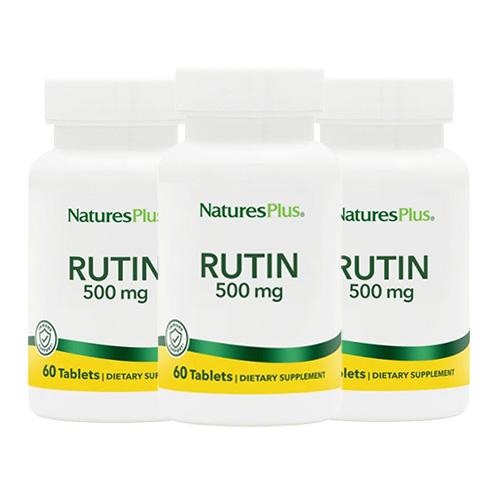 【3個セット】ルチン 500mg 60粒 Rutin　Nature's Plus ネイチャーズプラス | 