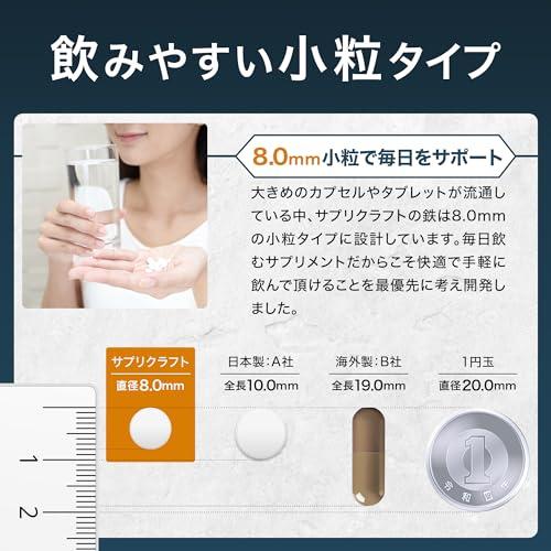 鉄分サプリメント【6.6ヶ月分/薬剤師監修】 1粒6mg(200粒入り) |  | 05