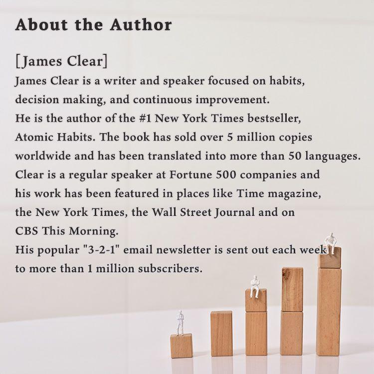洋書】ジェームズ・クリアー式 複利で伸びる1つの習慣 Atomic Habits