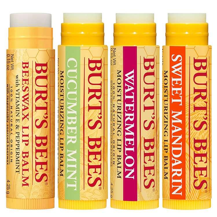 BURT'S BEES（バーツビーズ） フレッシュリーピック リップバーム 4本