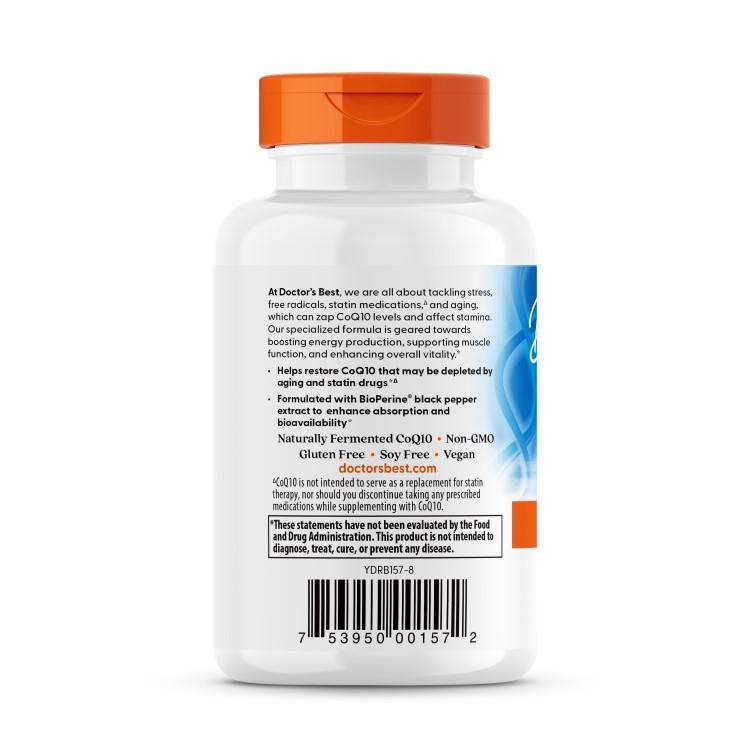 高吸収 コエンザイムQ10 CoQ10 400mg 60粒 Doctor's BEST（ドクターズ