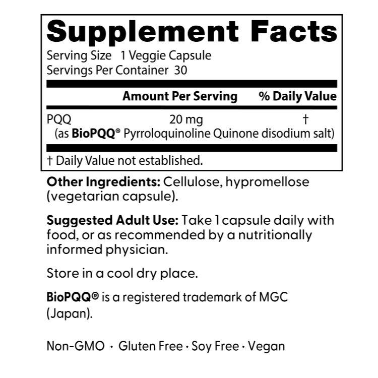 ドクターズベスト PQQ 20mg 30粒 ベジカプセル Doctor's Best PQQ with BioPQQ サプリメント ピロロキノリンキノン いきいき 若々しさ 美容 |  | 04