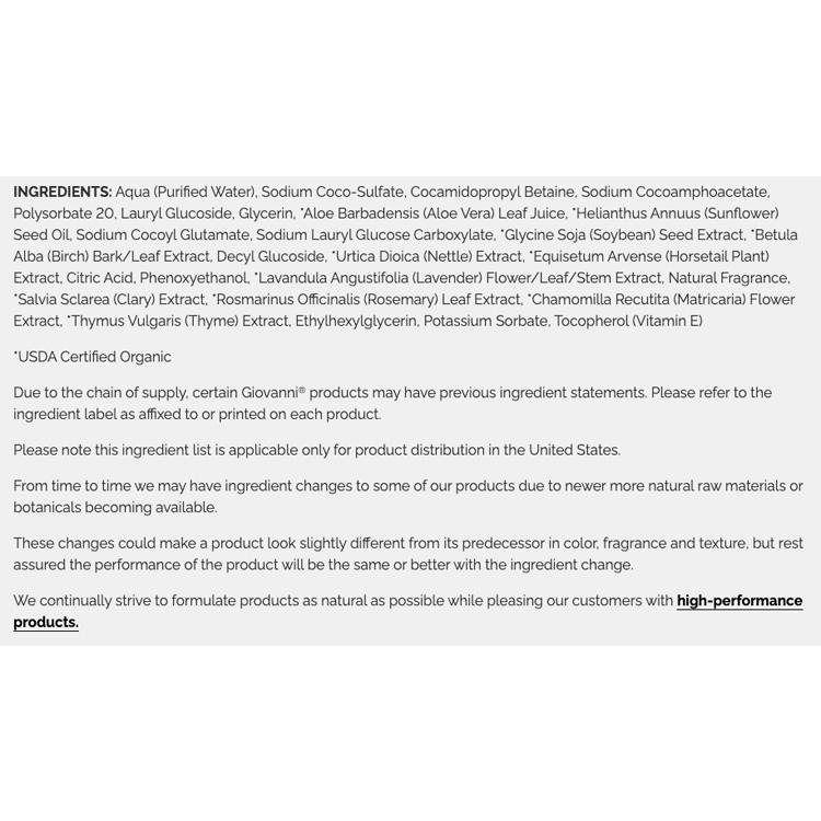 giovanni 【クーポンあり】ジョバンニ 50:50 バランスド ハイド