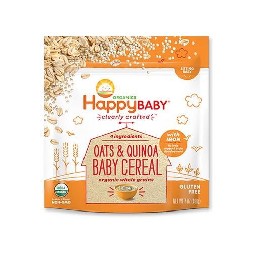 訳あり 期限間近 6か月からのオーガニックベビーフード Clearly Crafted オーツ キヌア 198g Happy Baby ハッピーベイビー Hb 米国サプリのnatural Harmony 通販 Yahoo ショッピング