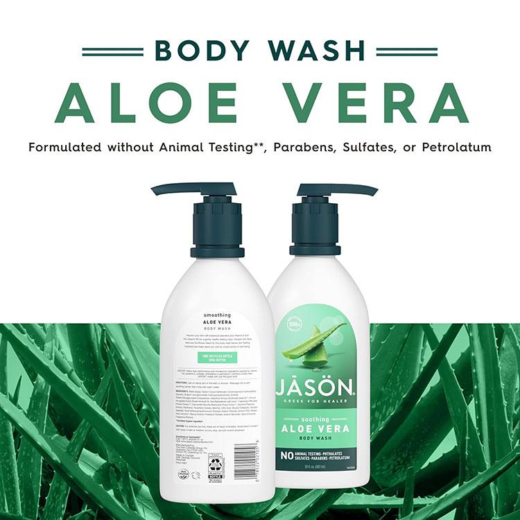 ジェイソンナチュラル ボディソープ アロエベラ 887ml (30floz) Jason