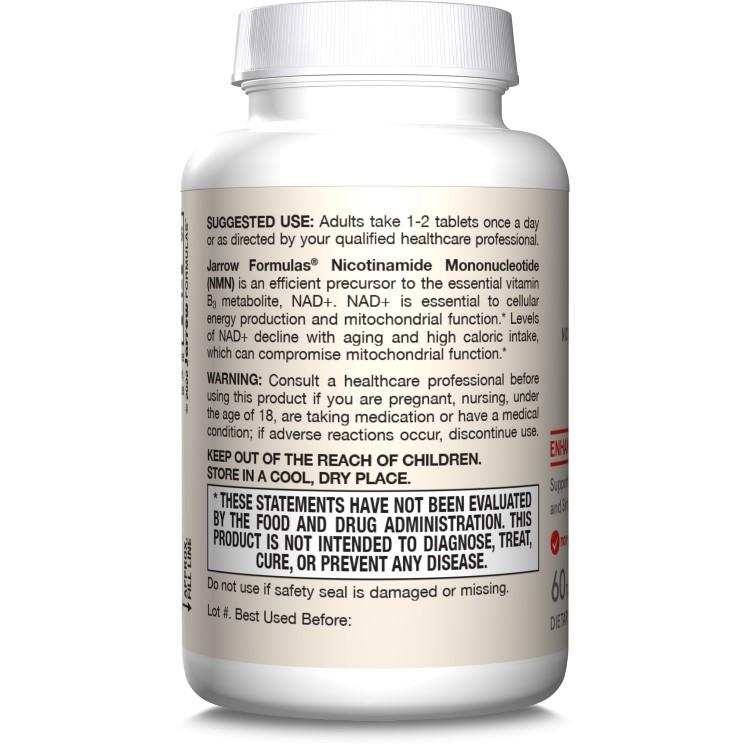 ジャローフォーミュラズ NMN ニコチンアミドモノヌクレオチド 125mg 60粒 Jarrow Formulas Nicotinamide Mononucleotide｜supplefactory｜04