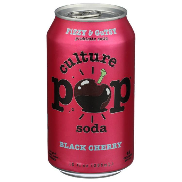 12個セット]カルチャーポップソーダ ブラックチェリーCulture Pop Soda