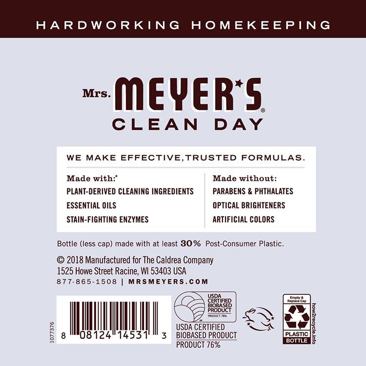 ミセスメイヤーズクリーンデイ リキッド 洗濯洗剤 ラベンダーの香り 1.8L (64floz) Mrs. Meyers Clean Day Lavender Laundry Detergent ランドリー｜supplefactory｜10