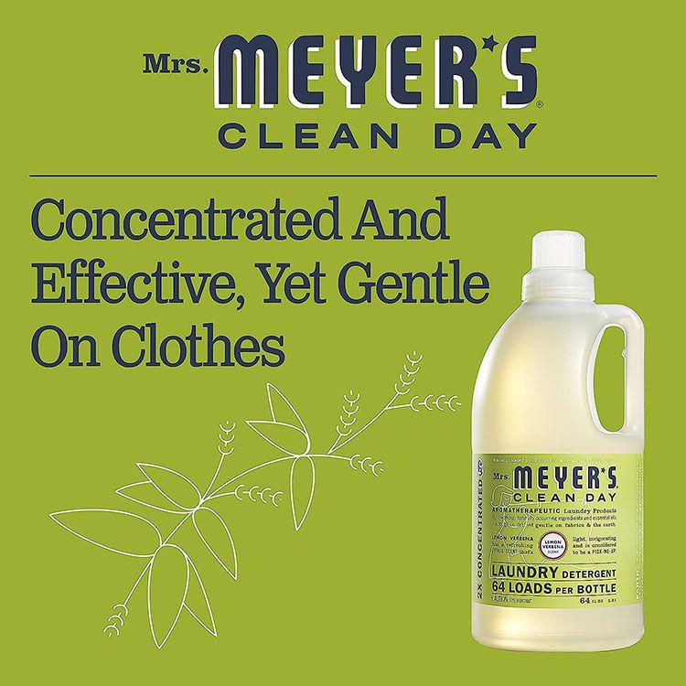 ミセスメイヤーズクリーンデイ リキッド 洗濯洗剤 レモンバーベナの香り 1.8L (64floz) Mrs. Meyers Clean Day Lemon Verbena Laundry Detergent｜supplefactory｜08