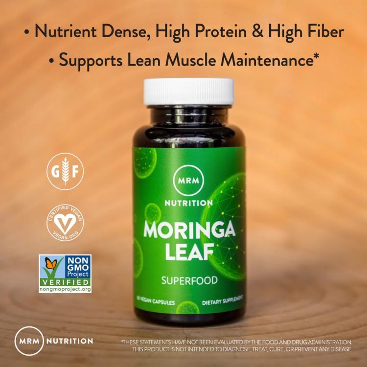 エムアールエムニュートリション モリンガリーフ 600mg 60粒 MRM Nutrition Moringa Leaf スーパーフード 栄養豊富 ヘルシー｜supplefactory｜05