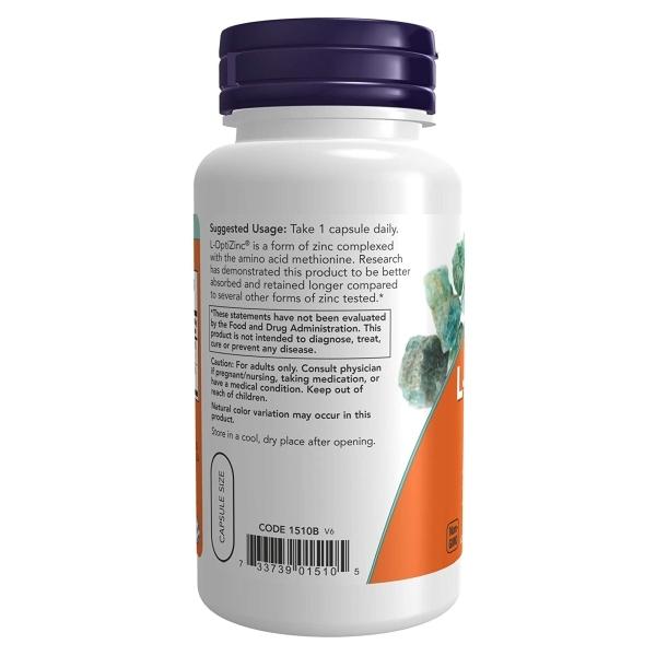 NOW Foods L-オプティジンク(メチオニン+亜鉛) 30mg 100粒 NOW Foods L-オプティジンク(メチオニン+亜鉛) 30mg 100粒