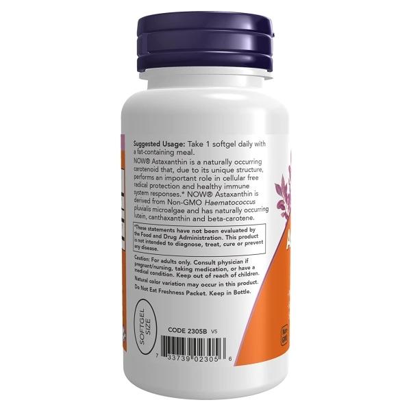 NOW Foods アスタキサンチン サプリ 4mg 90粒 ナウフーズ : 米国 NOW Foods アスタキサンチン サプリ 4mg 90粒 ナウフーズ : 米国