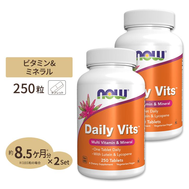 NOW Foods（ナウフーズ） 【お得サイズ】 250粒 デイリービタミン