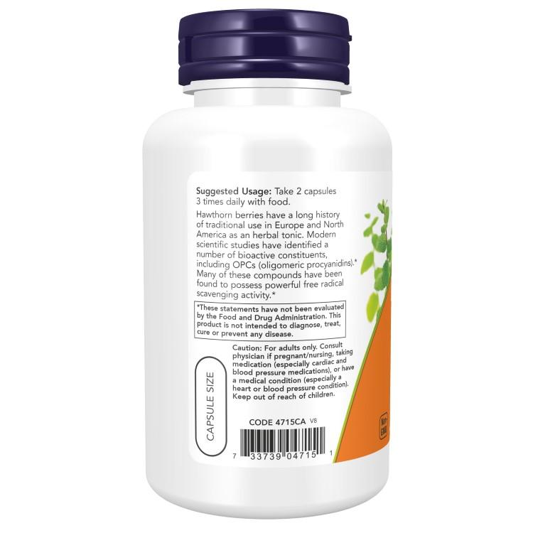 【クーポンあり】ナウフーズ ホーソンベリー 540mg 100粒 NOW Foods Hawthorn Berry 540 mg Veg Capsules 健康食品 サプリメント | NOW Foods | 02