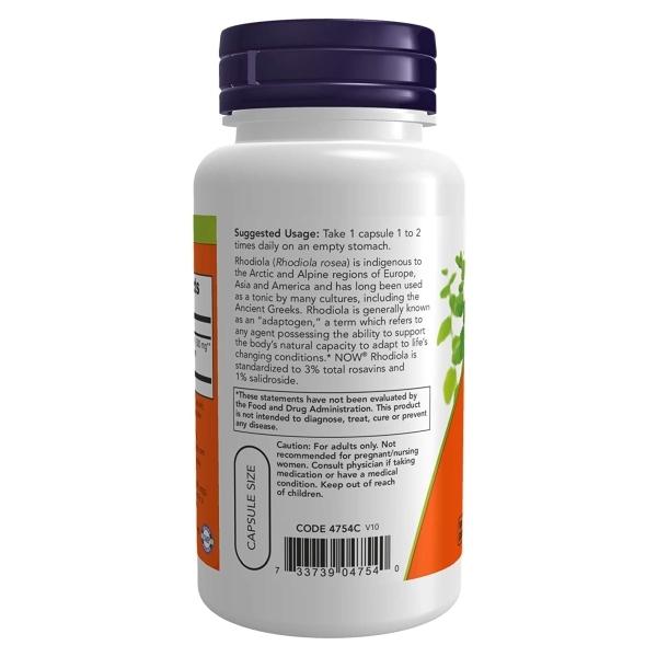 NOW Foods（ナウフーズ） ロディオラ ロゼア 500mg 60粒 : 米国サプリ 