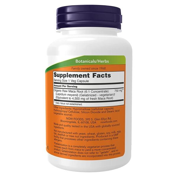 NOW Foods（ナウフーズ） マカ サプリメント 750mg 90粒 NOW Foods