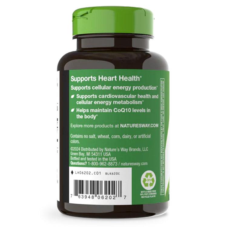 ネイチャーズウェイ コエンザイムQ10 (ユビキノン) 100mg 120粒 ソフトジェル Nature's Way CoQ10 サプリメント 酸化型 CoQ10 お取り寄せの画像