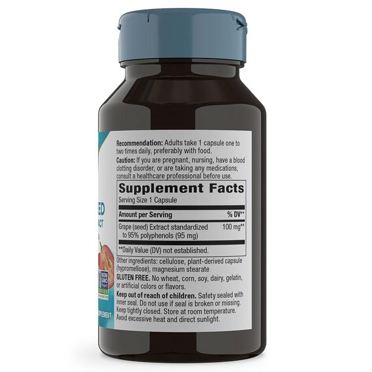 ネイチャーズウェイ グレープシードエキス (95%ポリフェノール) 100mg