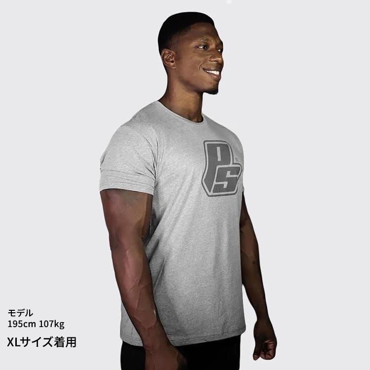 隠れた名品】プロサップス クラシックPSロゴ入り Tシャツ グレー M 