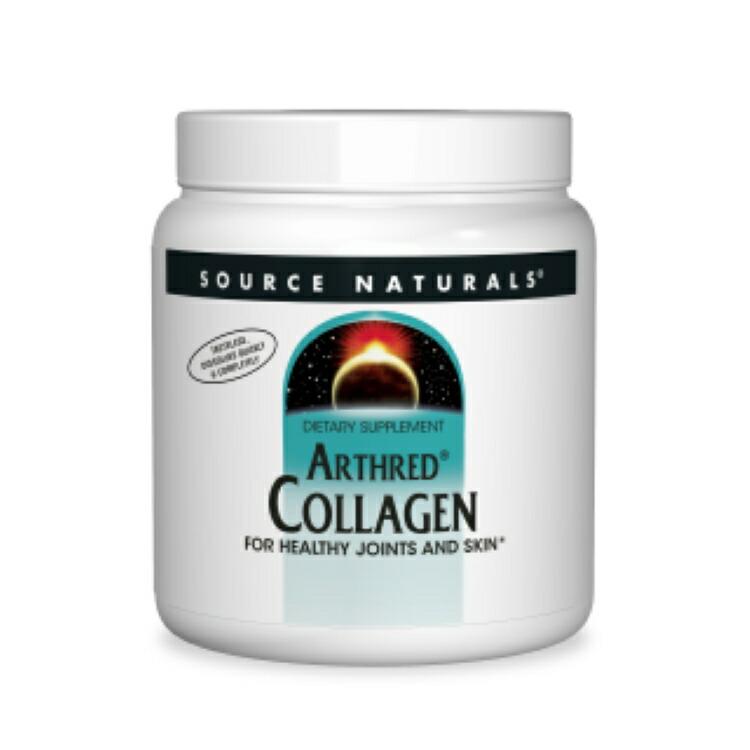 ソースナチュラルズ アースレッド コラーゲン パウダー 粉末 SOURCE NATURALS Arthredョ Collagen 9 oz ...