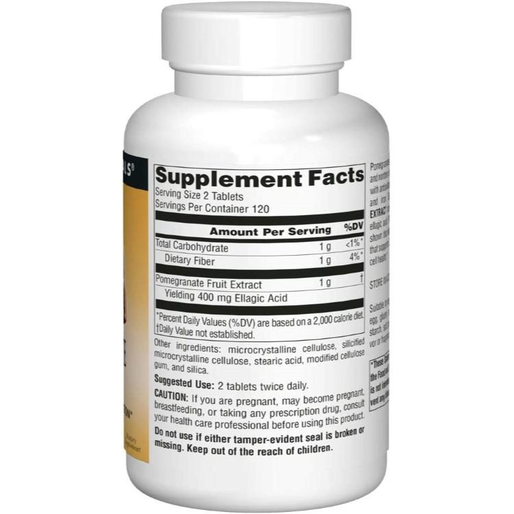 ソースナチュラルズ ポメグラネイト ザクロ エキス 500mg 240粒 Source Naturals Pomegranate Extract サプリメント サプリ ざくろ ポリフェノール :SN-02086:米国サプリのNatural Harmony 通販 ソースナチュラルズ ポメグラネイト ザクロ エキス 500mg 60粒 Source Naturals Pomegranate Extract 500mg 60tablets