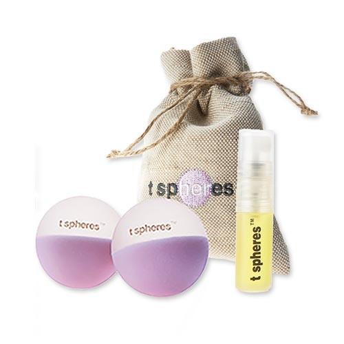 香り付きマッサージボール ピース クワイエット ラベンダーアロマ 45mm ゴルフボールサイズ T Spheres ティースフィアズ Tq 米国サプリのnatural Harmony 通販 Yahoo ショッピング