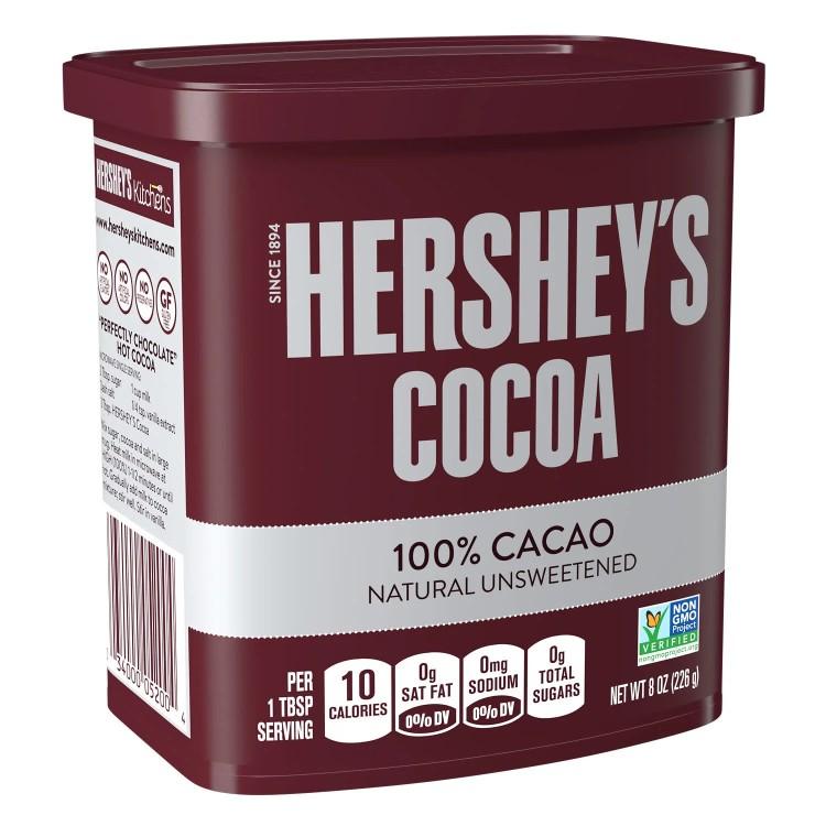 ハーシーズ ナチュラル無糖ココアパウダー 8オンス缶 Hershey's