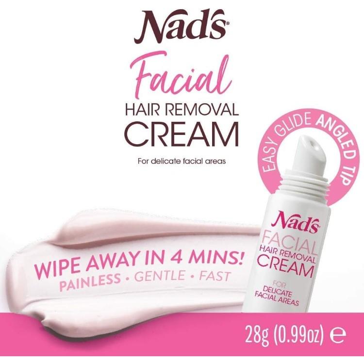ナッズ 脱毛クリーム 顔・敏感肌用 28g (0.99oz) Nad's Facial Hair Removal Cream｜supplefactory｜07