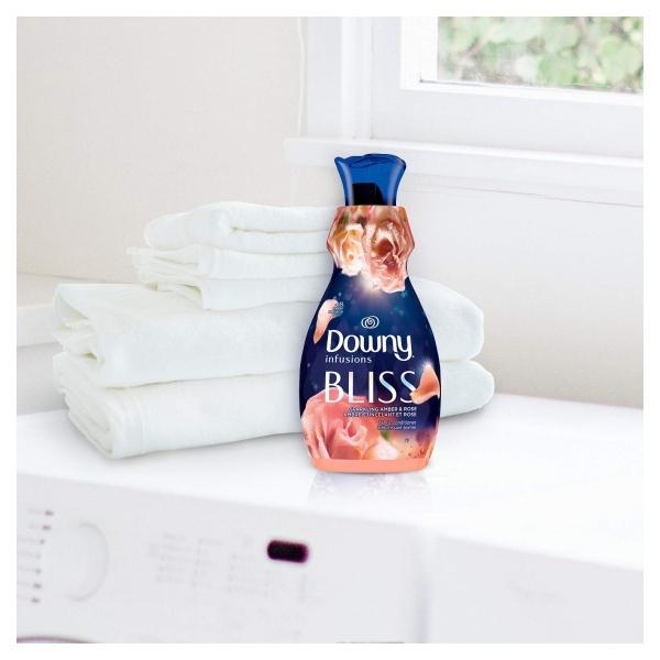 ダウニー インフュージョンズ ブリス 柔軟剤 液体タイプ スパークリングアンバー＆ローズの香り 0.96L (32floz) Downy Infusions Bliss Liquid Laundry｜supplefactory｜06