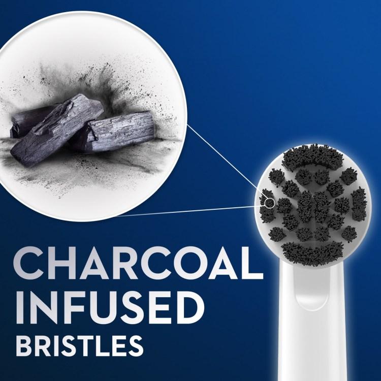 オーラルB チャコール 電動歯ブラシ 交換用ブラシヘッド レフィル 2個入り Oral-B Charcoal Electric Toothbrush Replacement Brush Heads｜supplefactory｜05