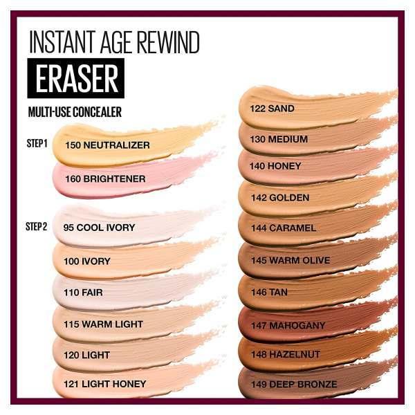 maybelline eraser light honey