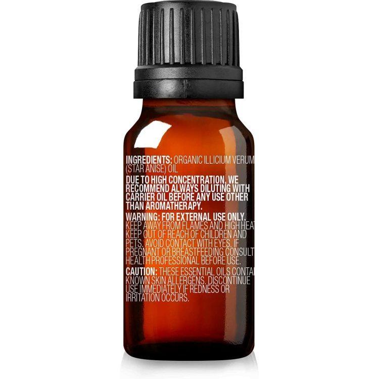 ニュージーランドから直輸入。オーガニックアロマオイル　10ml x 3 クリガニック オーガニック エッセンシャルオイル スターアニス 10ml