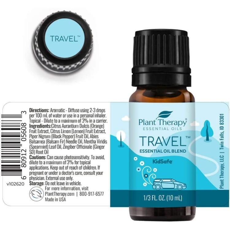 プラントセラピー ポータブルディフューザー ウッドグレイン トラベルパック エッセンシャルオイルブレンド 10ml＋ケース付き Plant Therapy Portable Diffuser Wood Grain Travel Pack 持ち運び 便利 旅行 アロマ プラントセラピー ポータブルディフューザー ウッドグレイン トラベル