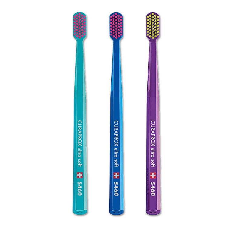 クラプロックス ウルトラソフト 歯ブラシ 大人用 3本入り Curaprox CS 5460 Ultra-Soft Toothbrush｜supplefactory