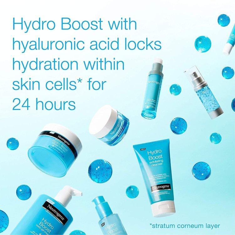 ニュートロジーナ メイクアップリムーバー クレンジングジェル 180ml (6oz) Neutrogena Hydro Boost Hydrating Gel Facial Cleanser & Makeup Remover｜supplefactory｜13