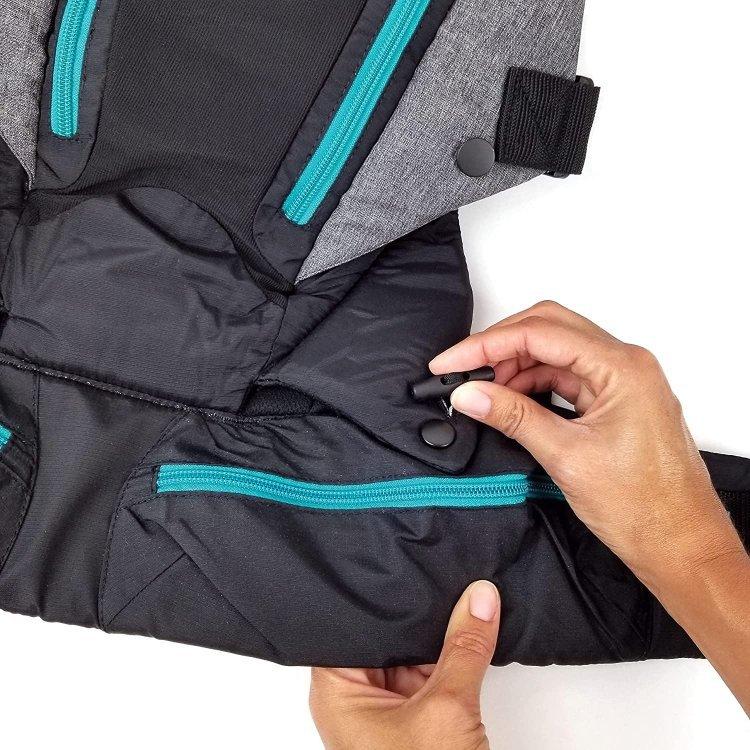 インファンティーノ キャリーオンマルチポケットキャリア 抱っこ紐 グレー Infantino CARRY ON MULTI-POCKET CARRIER 収納 人間工学 4wayの画像