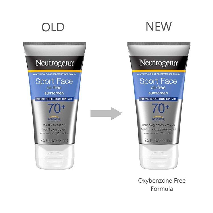 ニュートロジーナ スポーツフェイス サンスクリーンローション 日焼け止め SPF70 73ml (2.5oz) Neutrogena