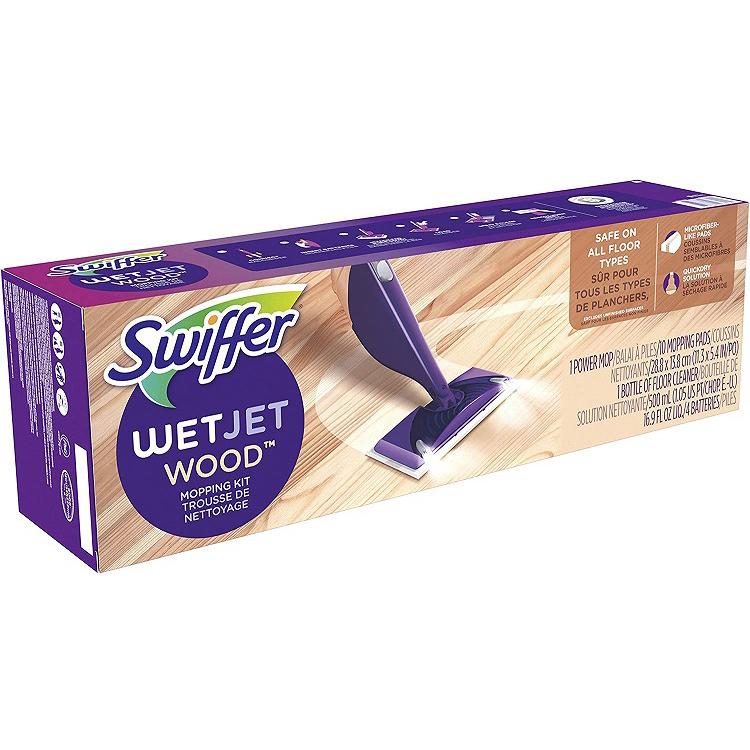 スウィファー ウェットジェット ウッドフロア クリーナー モップ スターターキット Swiffer WetJet Hardwood Floor